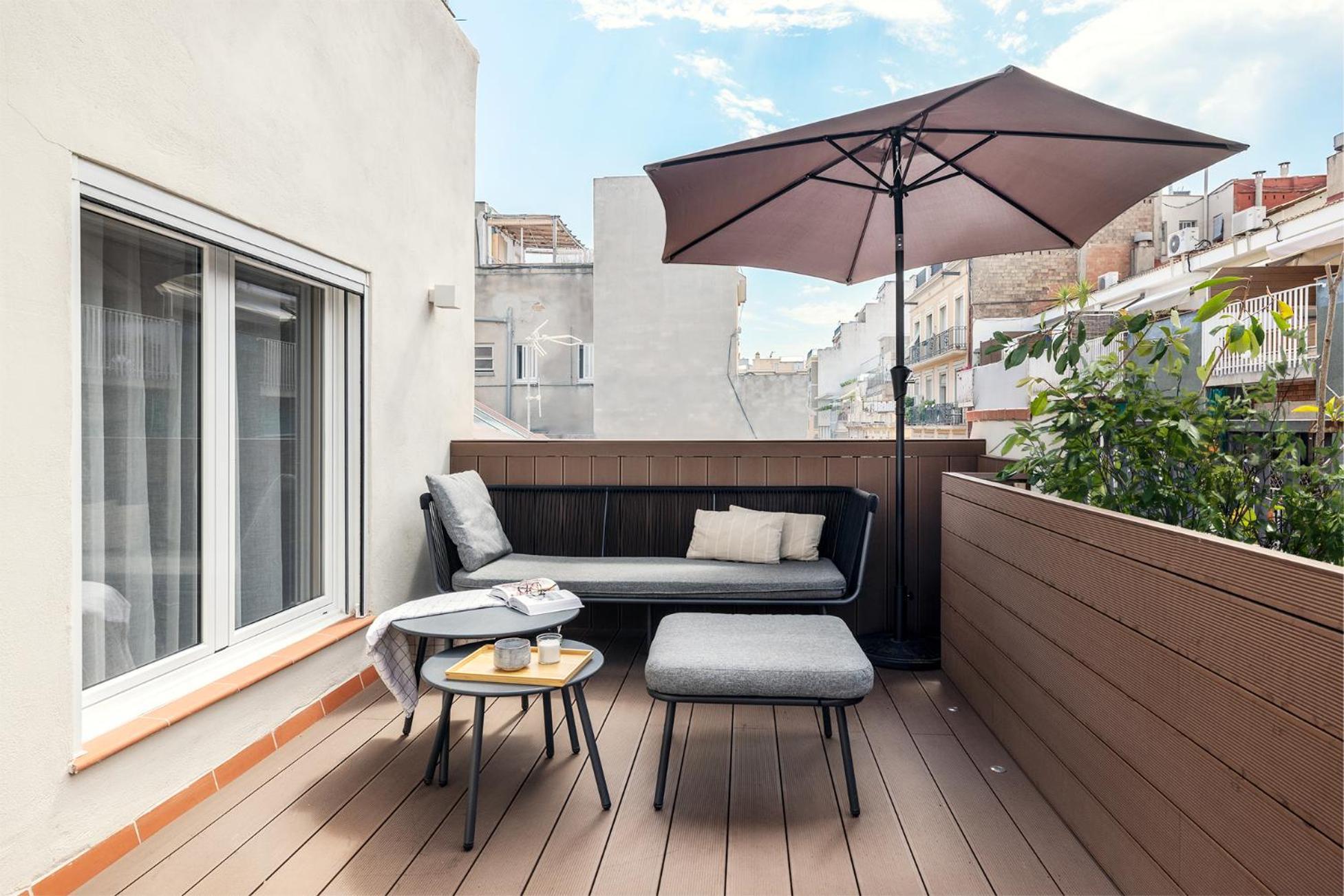 Penthouse With Large Terrace In Gracia Apartment